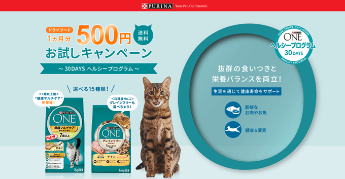 ピュリナ500円キャンペーン
