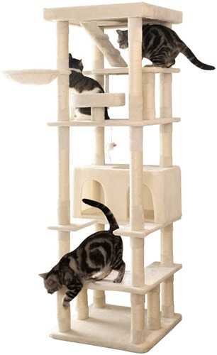 販売販促品 お値下げ可能【大特価‼️】キャットタワー 猫タワー 人気 据え置き 猫用品